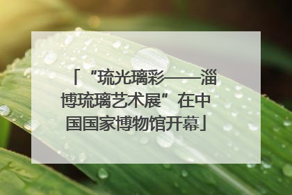 “琉光璃彩——淄博琉璃艺术展”在中国国家博物馆开幕
