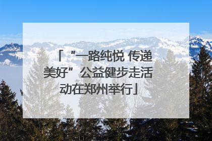 “一路纯悦 传递美好”公益健步走活动在郑州举行