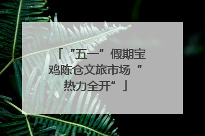 “五一”假期宝鸡陈仓文旅市场“热力全开”