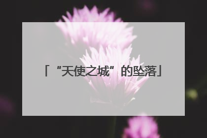 “天使之城”的坠落
