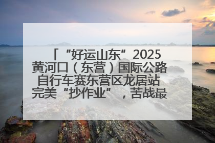 “好运山东”2025黄河口（东营）国际公路自行车赛东营区龙居站 完美“抄作业”，苦战最后时刻黄衫易主