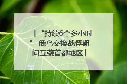 “持续6个多小时” 俄乌交换战俘期间互袭首都地区