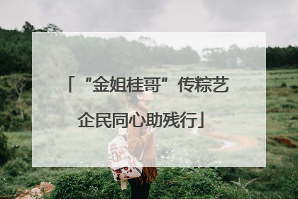 “金姐桂哥”传粽艺 企民同心助残行