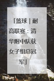 篮球｜耐高联赛：清华附中队获女子组总冠军