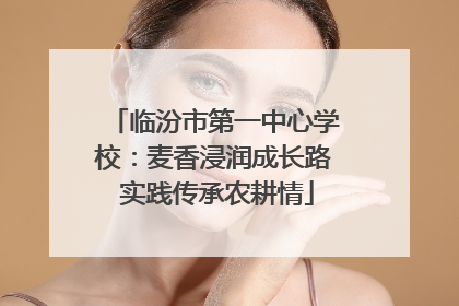 临汾市第一中心学校：麦香浸润成长路 实践传承农耕情