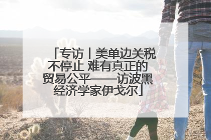 专访丨美单边关税不停止 难有真正的贸易公平——访波黑经济学家伊戈尔