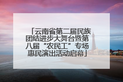 云南省第二届民族团结进步大舞台暨第八届“农民工”专场惠民演出活动启幕