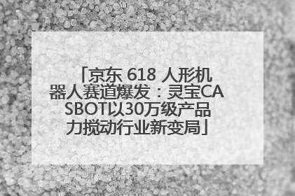 京东 618 人形机器人赛道爆发：灵宝CASBOT以30万级产品力搅动行业新变局