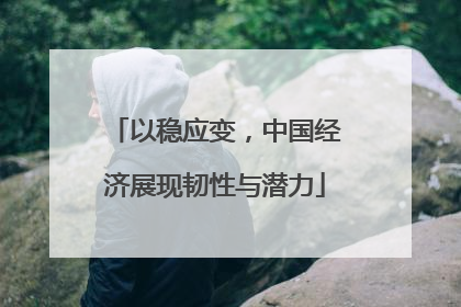 以稳应变，中国经济展现韧性与潜力