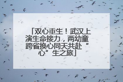 双心重生！武汉上演生命接力，两幼童跨省换心同天共赴“心”生之旅