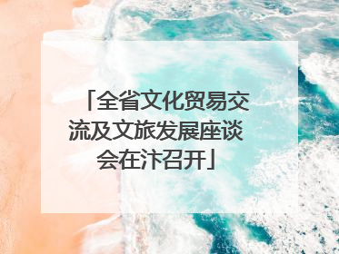 全省文化贸易交流及文旅发展座谈会在汴召开