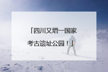 四川又增一国家考古遗址公园！