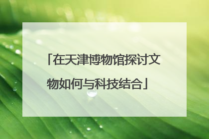 在天津博物馆探讨文物如何与科技结合