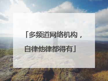 多频道网络机构，自律他律都得有
