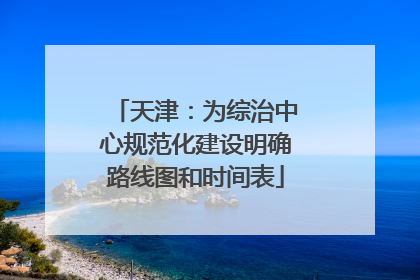 天津：为综治中心规范化建设明确路线图和时间表
