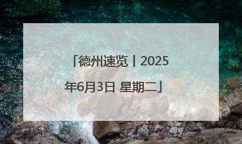 德州速览丨2025年6月3日 星期二