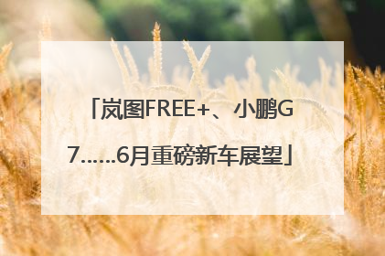 岚图FREE+、小鹏G7……6月重磅新车展望