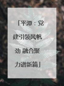平潭：党建引领风帆劲 融合聚力谱新篇