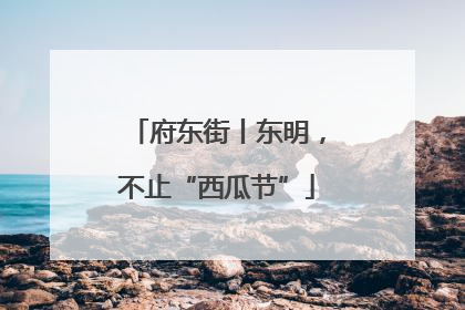 府东街丨东明，不止“西瓜节”