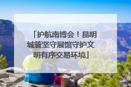 护航南博会！昆明城管坚守展馆守护文明有序交易环境