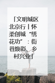 文明城区北京行丨怀柔创城“绣花功”：街巷焕彩、乡村兴业