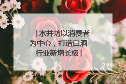 水井坊以消费者为中心，打造白酒行业新增长极
