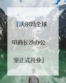 沃尔玛全球电商长沙办公室正式开业