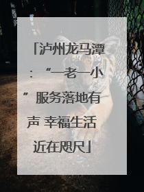 泸州龙马潭：“一老一小”服务落地有声 幸福生活近在咫尺