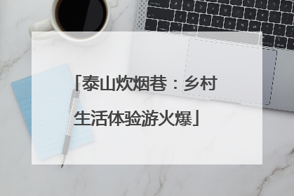 泰山炊烟巷：乡村生活体验游火爆