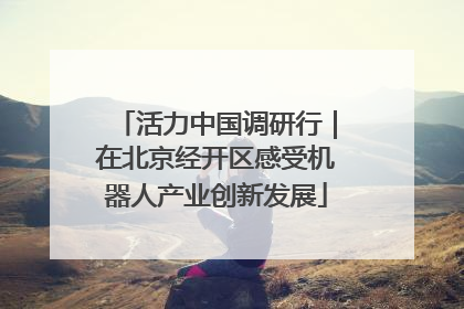 活力中国调研行｜在北京经开区感受机器人产业创新发展