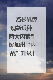 洛杉矶惊现新兵种 两大因素引爆加州“内战”升级