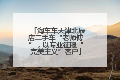 淘车车天津北辰店二手车“老师傅”，以专业征服“完美主义”客户