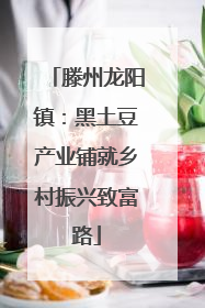 滕州龙阳镇：黑土豆产业铺就乡村振兴致富路