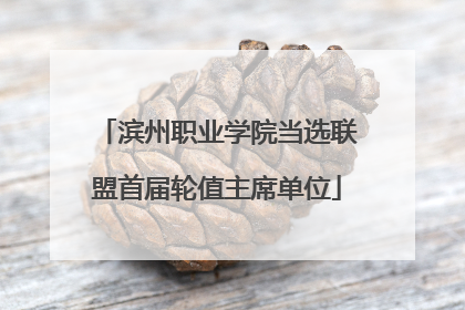 滨州职业学院当选联盟首届轮值主席单位