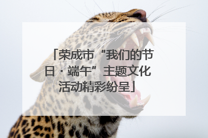 荣成市“我们的节日・端午”主题文化活动精彩纷呈