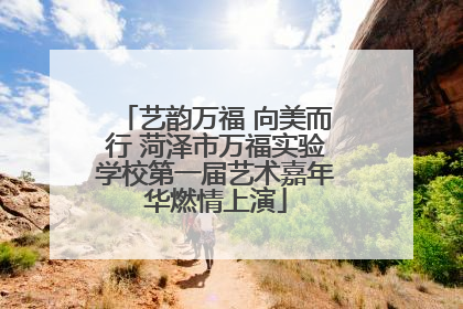 艺韵万福 向美而行 菏泽市万福实验学校第一届艺术嘉年华燃情上演