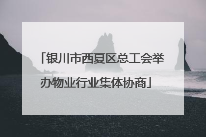 银川市西夏区总工会举办物业行业集体协商
