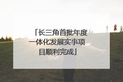 长三角首批年度一体化发展实事项目顺利完成