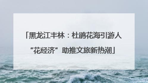 黑龙江丰林：杜鹃花海引游人 “花经济”助推文旅新热潮