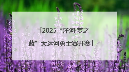 2025“洋河·梦之蓝”大运河勇士赛开赛