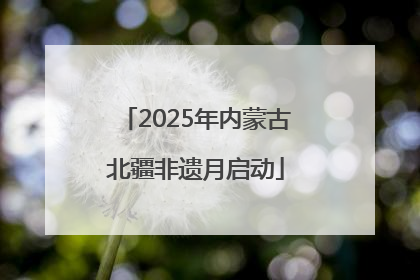 2025年内蒙古北疆非遗月启动