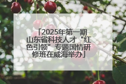 2025年第一期山东省科技人才“红色引领”专题国情研修班在威海举办
