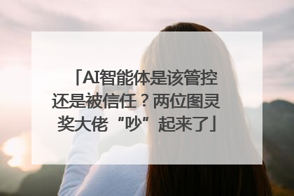 AI智能体是该管控还是被信任？两位图灵奖大佬“吵”起来了